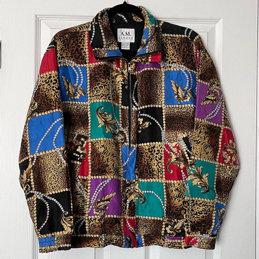 A.M. Studio Silk Jacket - Size S